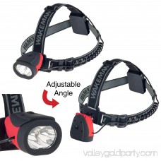 LED Headlamp Water Resistant Hands Free Flashlight With 160 Lumen and 2 SMD By Wakeman Outdoors 563717411